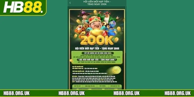 Loạt ưu đãi hấp dẫn đang áp dụng tại HB88